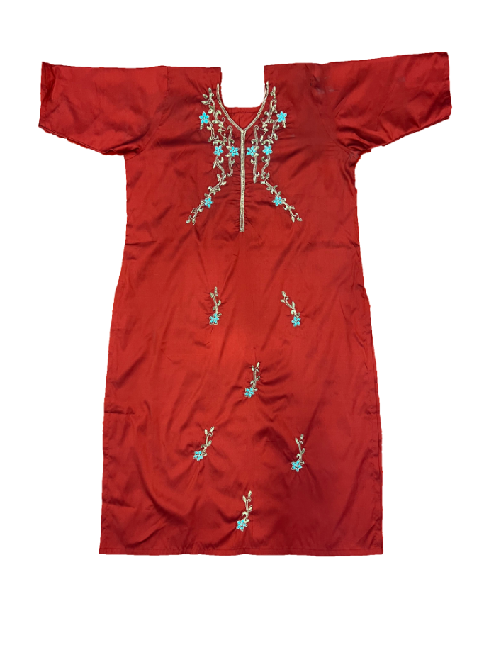 Christi suit with zari work