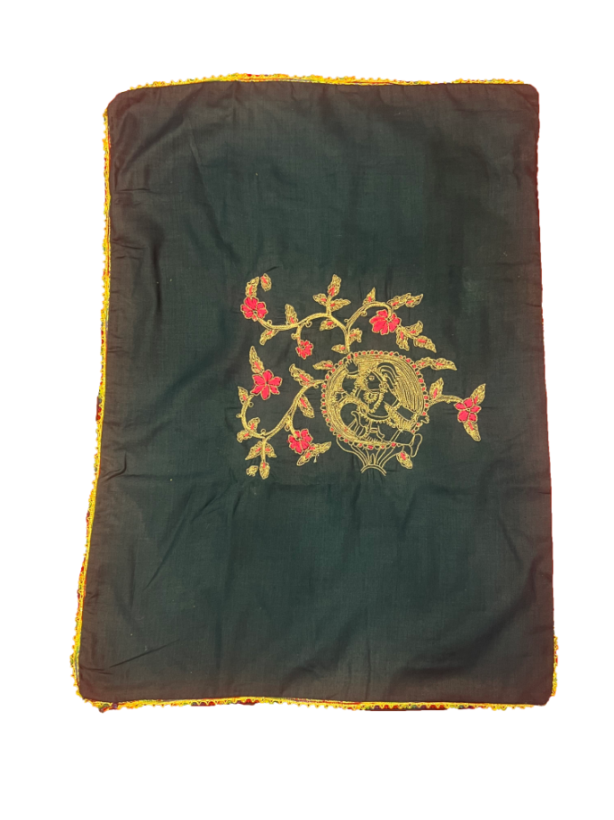 Grey black Suit With Zari Work