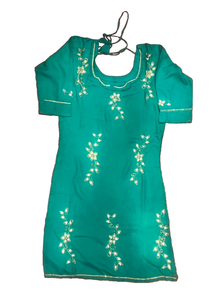 Keppel Suit With Zari Work